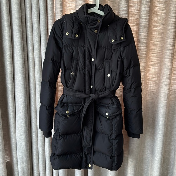 Jcrew Black Down Jacket - Picture 1 of 12